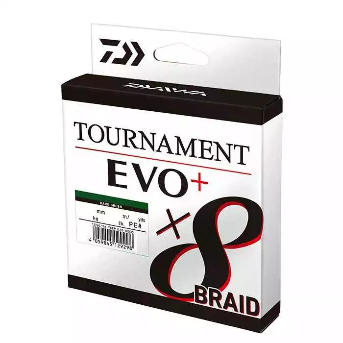 Daiwa Tournament X8 Braid EVO+ 0,12 Mm 8,6 Kg 900 Meter DG 4 Daiwa Tournament X8 Braid EVO+ 0,12 Mm 8,6 Kg 900 Meter DG – Bild 2