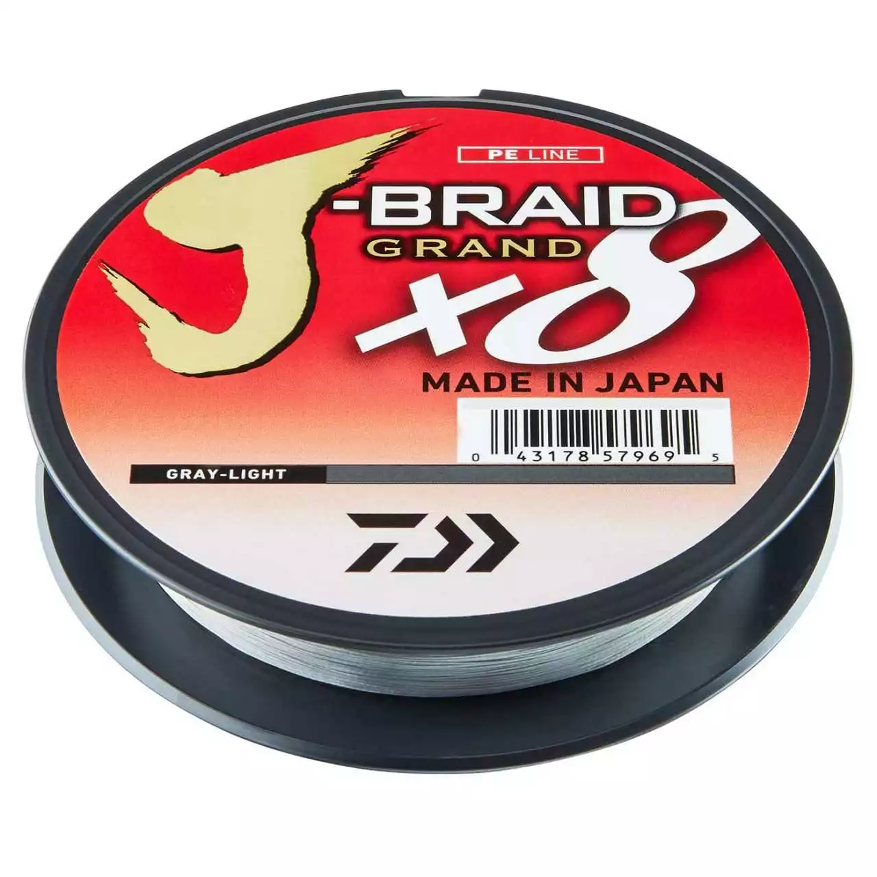 Daiwa J-Braid Grand X8 135m Hellgrau 3 Daiwa J-Braid Grand X8 135m Hellgrau