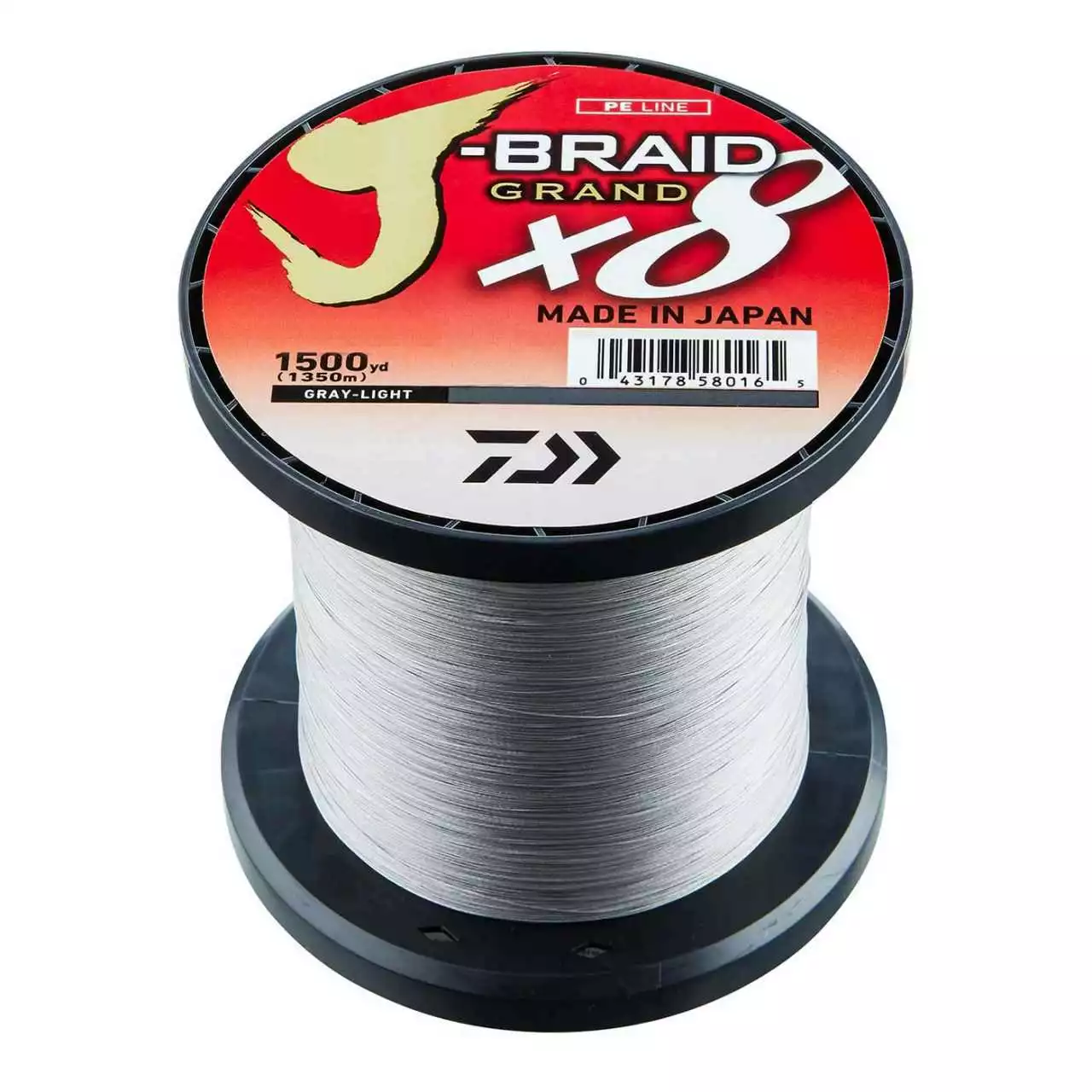 Daiwa J-Braid Grand X8 1350m Hellgrau 3 Daiwa J-Braid Grand X8 1350m Hellgrau