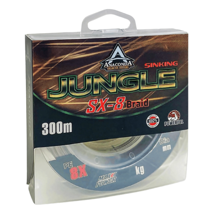 Anaconda Jungle SX-8 Braid 0,22 Mm 13,75 Kg 300 Meter 3 Anaconda Jungle SX-8 Braid 0,22 Mm 13,75 Kg 300 Meter