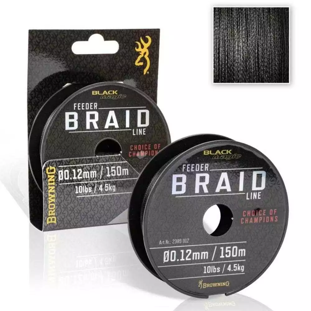 Browning Black Magic Feeder Braid 0,12 Mm 4,50kg 150 Meter 3 Browning Black Magic Feeder Braid 0,12 Mm 4,50kg 150 Meter