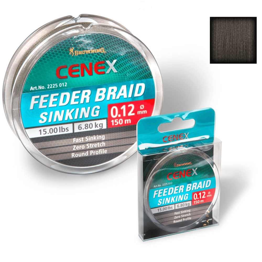 Browning Cenex Feeder Braid 0,08 Mm 4,55 Kg 150 Meter 3 Browning Cenex Feeder Braid 0,08 Mm 4,55 Kg 150 Meter