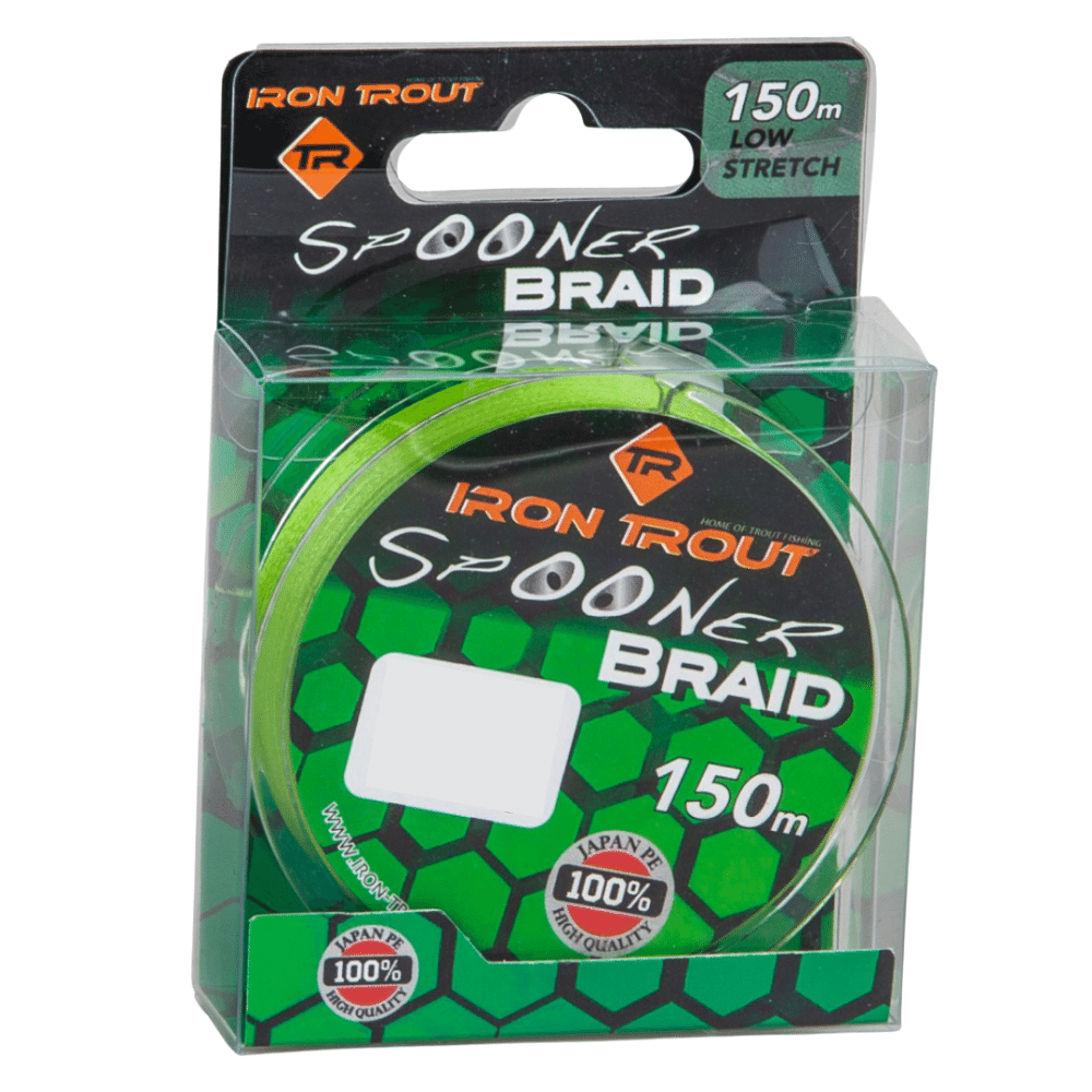 Iron Trout Spooner Braid 0,05 Mm 2,7 Kg 150 Meter Camo Grün 3 Iron Trout Spooner Braid 0,05 Mm 2,7 Kg 150 Meter Camo Grün