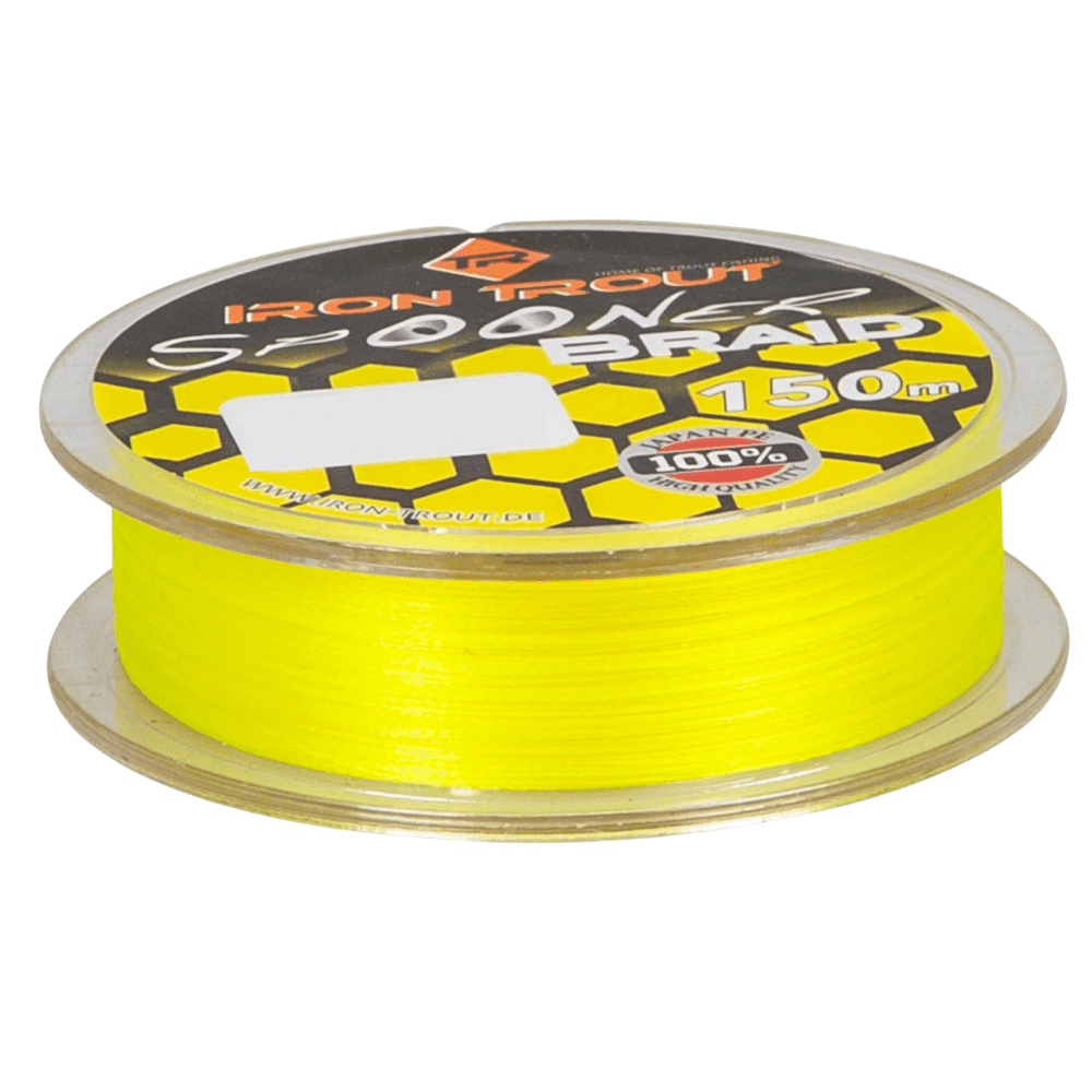 Iron Trout Spooner Braid 0,06 Mm 3,8 Kg 150 Meter Gelb 4 Iron Trout Spooner Braid 0,06 Mm 3,8 Kg 150 Meter Gelb – Bild 2