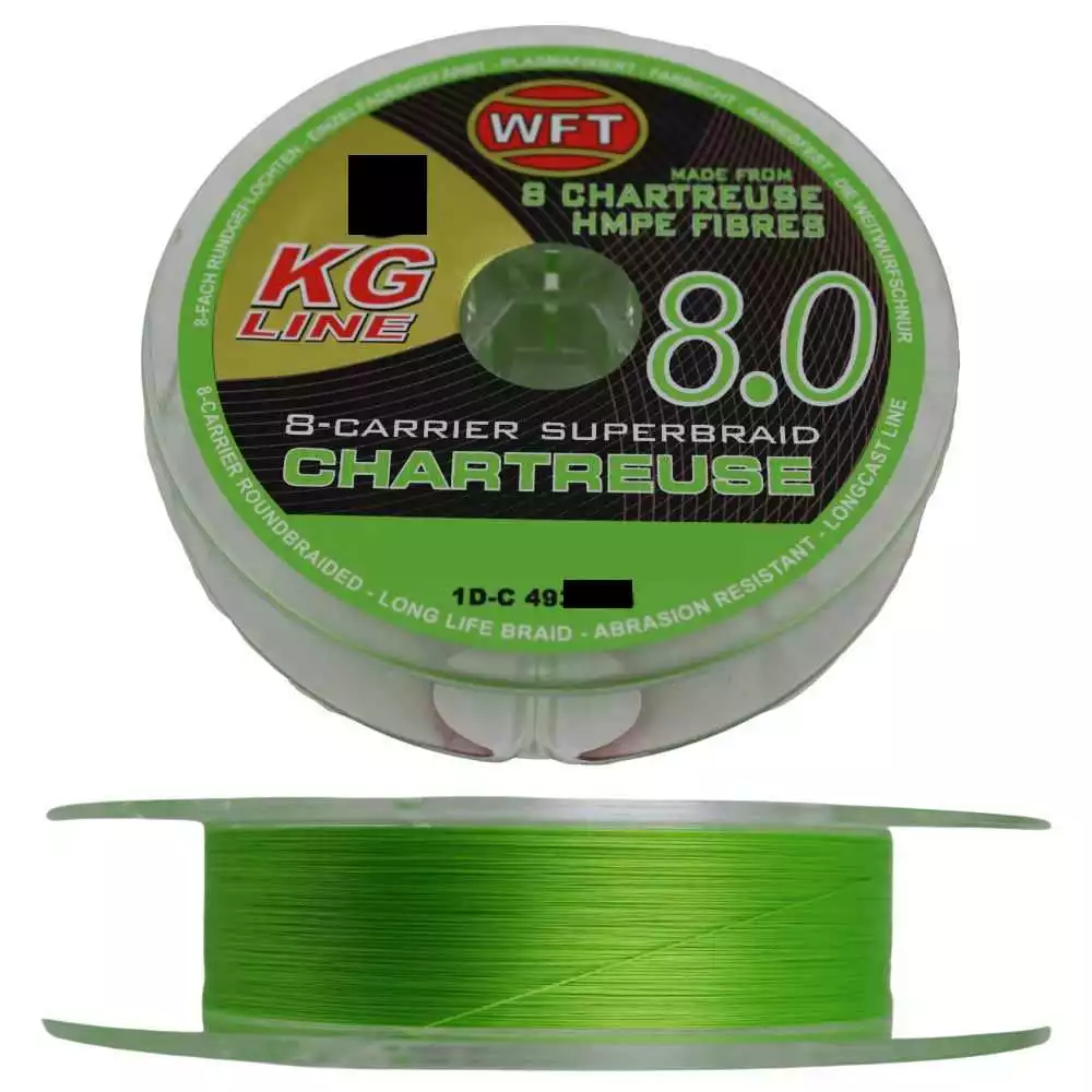 WFT KG 8.0 Superbraid 0,06 Mm 6 Kg 150 Meter Chartreuse 3 WFT KG 8.0 Superbraid 0,06 Mm 6 Kg 150 Meter Chartreuse