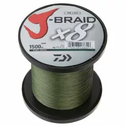 Daiwa J-Braid X8 1500m Dark Green