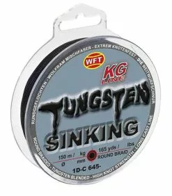 WFT KG Tungsten Sinking Black 150m